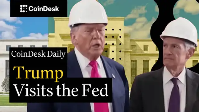 'Video thumbnail for Trump Urges Powell to Lower Rates During Fed Visit; CryptoPunks on the Rise'