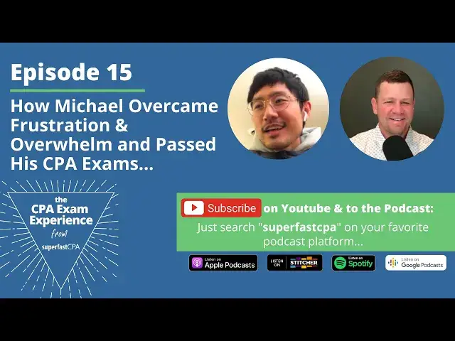 'Video thumbnail for How Michael Adjusted His CPA Study Routine to Pass His CPA Exams'