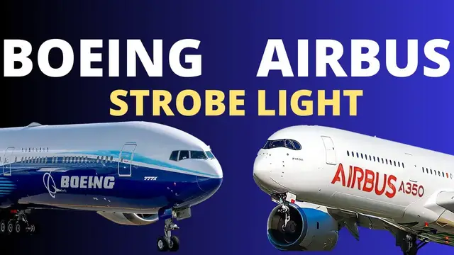 'Video thumbnail for Airbus vs Boeing: Difference between Boeing and Airbus Aircraft at night based on their Strobe Light'