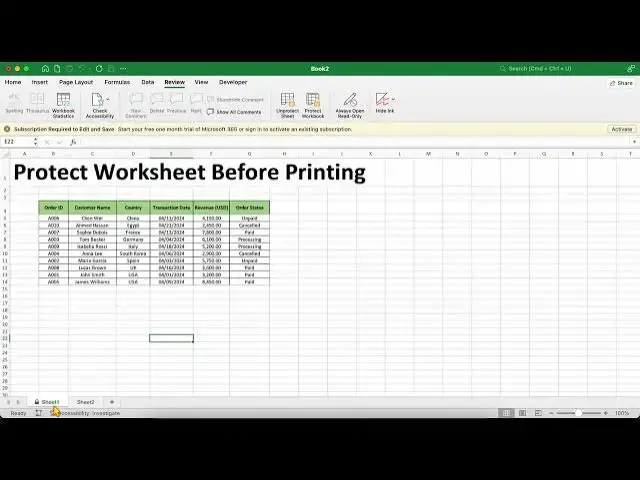 'Video thumbnail for Excel 365: Protect Worksheet Trước Khi In'
