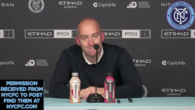 'Video thumbnail for stream punk soccer: nycfc coach nick cushing breaks down derby win vs red bulls, mounsef's goal, and team performance'