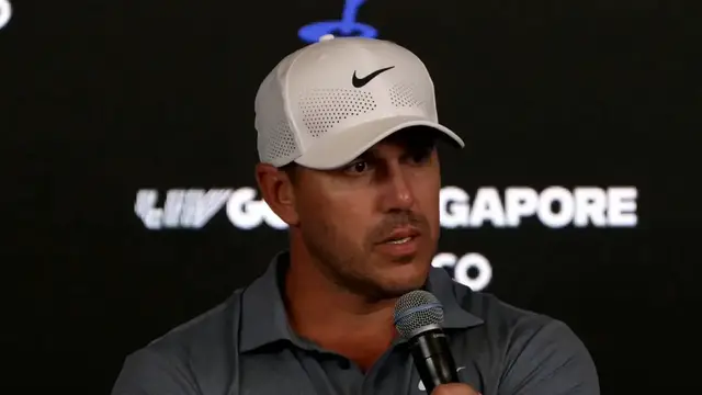 'Video thumbnail for Brooks Koepka leaving LIV Golf? Says he'll honor contract'