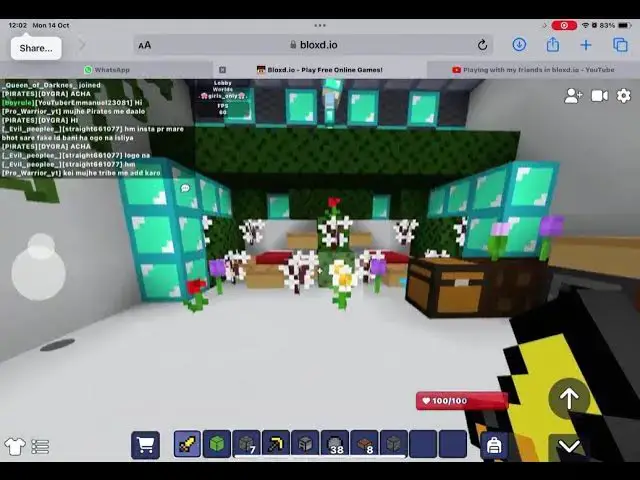 'Video thumbnail for The world called retniw2 in bloxd.io'