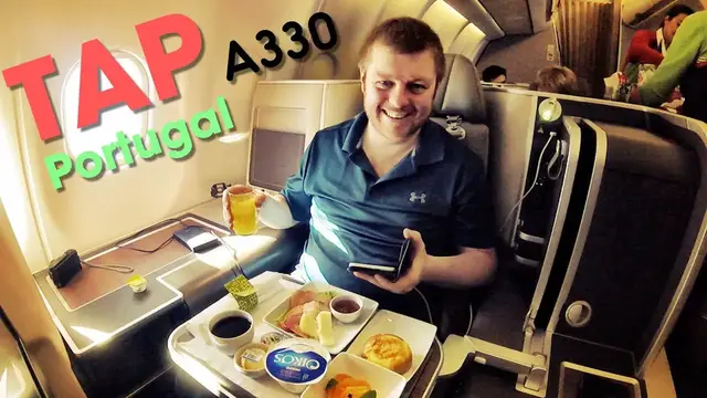 'Video thumbnail for TAP Air Portugal - A330-200 Business Class from Lisbon to Vienna!'