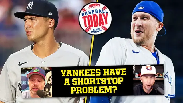 'Video thumbnail for Do the Yankees have a shortstop problem with Anthony Volpe? | Baseball Today'