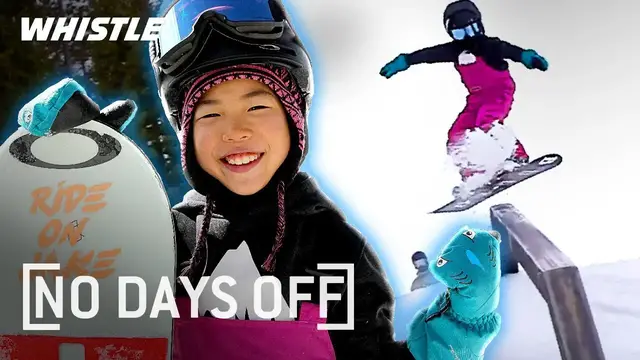'Video thumbnail for 8-Year-Old Snowboarding PHENOM Shreds Like A PRO!'