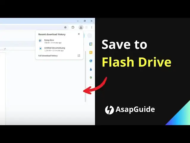 'Video thumbnail for How to Save Google Docs Document to a Flash Drive'