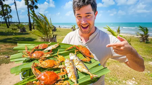 'Video thumbnail for Sri Lankan Food in Jaffna  FISHERMAN SEAFOOD SOUP + Tamil BBQ in Sri Lanka!'