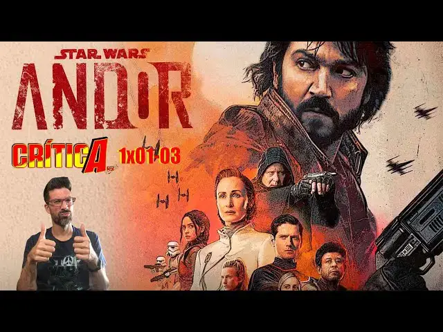 'Video thumbnail for 🌟ANDOR ES BRUTAL🌟 - Opinión de los capítulos 1x01-03 de la nueva serie Star Wars de Disney Plus'