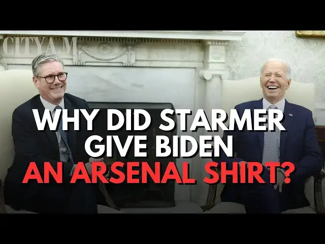 'Video thumbnail for Sir Keir Starmer meets Joe Biden for the first time amid questioning over UK defence spending'