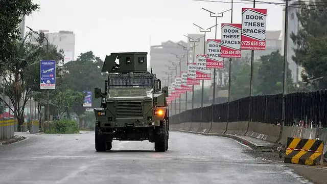 'Video thumbnail for Kenya's president defiant, backs security forces after deadly protests'