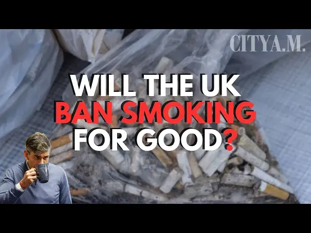'Video thumbnail for UK smoking ban: MPs vote in favour of Rishi Sunak’s “smoke free generation” bill'