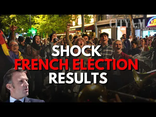 'Video thumbnail for French election: What does a surprise left wing alliance win over far-right mean for the economy?'
