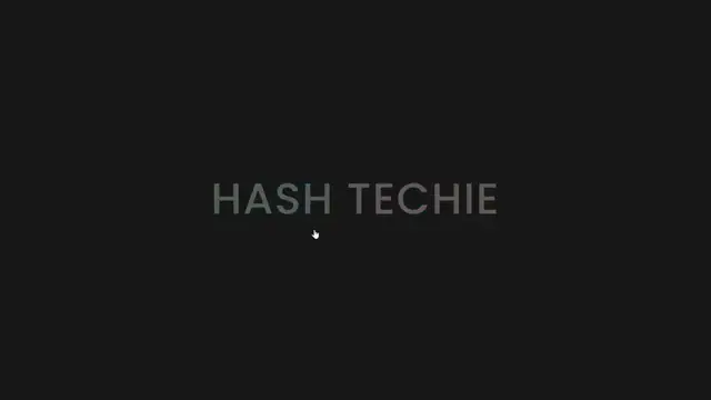 'Video thumbnail for Text Hover Effect  using CSS & JavaScript.'