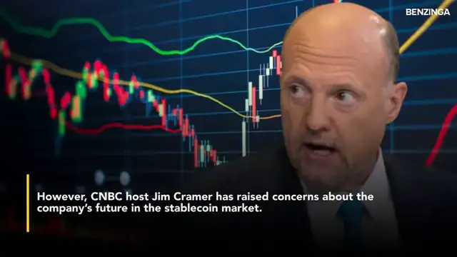 'Video thumbnail for Jim Cramer Slams Red-Hot Circle Stock- 'Anyone Can Set Up A Stablecoin' As GENIUS Act Casts Shadow On The Hype'