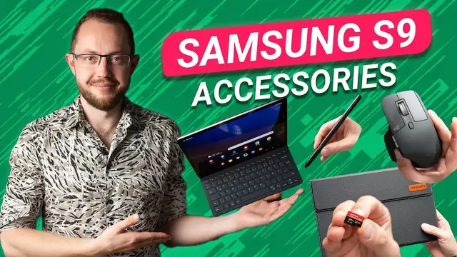'Video thumbnail for Best Samsung Galaxy Tab S9 Series Accessories: Keyboards, Adapters & More'