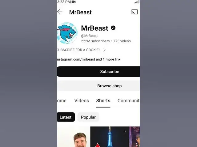 'Video thumbnail for Mr beast fooled us?🤔#shorts #mrbeast'