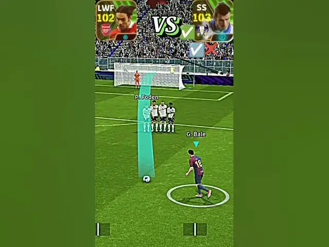 'Video thumbnail for Epic G.Bale👑 Vs 777 R.Pirles⭐ #efootball #pes #football'