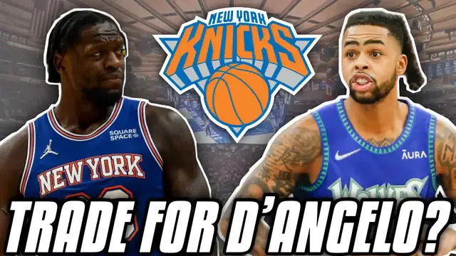 'Video thumbnail for knyt: d'angelo russell knicks trade rumors, point guard solution?'