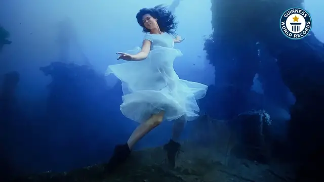 'Video thumbnail for Deepest Underwater Photoshoot'