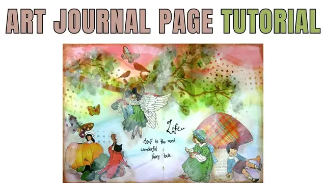 'Video thumbnail for Art Journal Page Tutorial: Create a Scene'