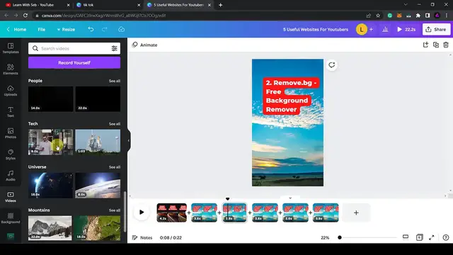 'Video thumbnail for HOW TO MAKE YOUTUBE SHORTS With CANVA (Edit YouTube Shorts Videos In Minutes)'