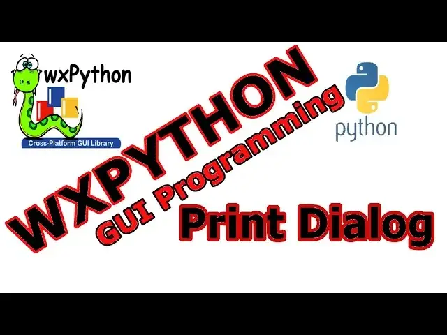 'Video thumbnail for How To Create Print Dialog In wxPython #22'