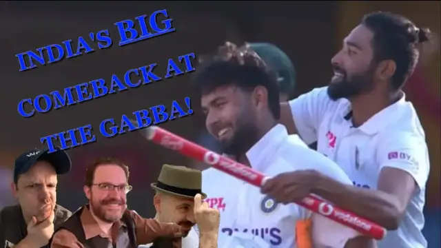 'Video thumbnail for stream punk sports: americans react to india's historic cricket comeback at the gabba!'