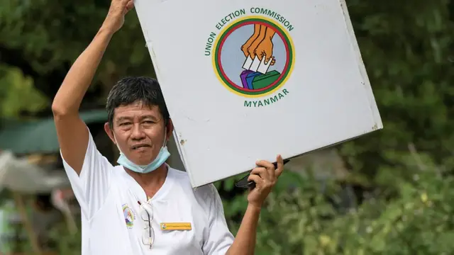 'Video thumbnail for Myanmar ends emergency rule, but critics question legitimacy of upcoming election'