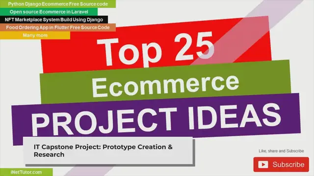 'Video thumbnail for Top 25 Ecommerce Project Ideas'
