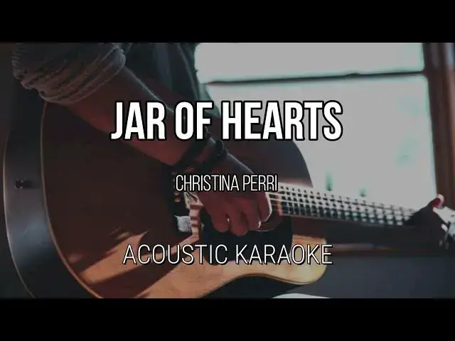 'Video thumbnail for Jar of Hearts - Christina Perri (Acoustic Karaoke)'