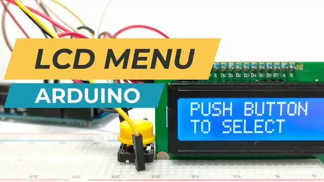 'Video thumbnail for Arduino Pushbutton Menu System with I2C LCD Display Tutorial'