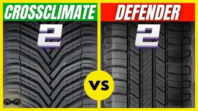 'Video thumbnail for Michelin Crossclimate 2 vs Defender 2'