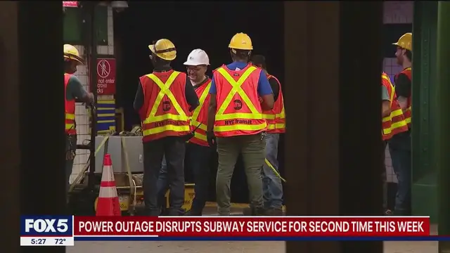 'Video thumbnail for NYC subway delays due to power outage: Latest'