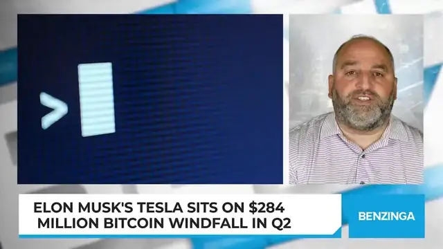 'Video thumbnail for Elon Musk's Tesla Sits On $284 Million Bitcoin Windfall In Q2'