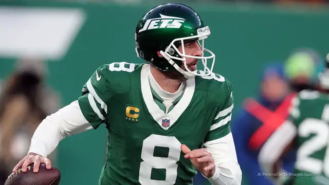 'Video thumbnail for Aaron Rodgers upset about Jets meeting, still undecided on playing future'