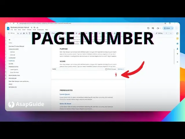'Video thumbnail for How to Insert Page Numbers in Google Docs'