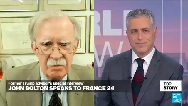'Video thumbnail for John Bolton deems Trump's lack of 'philosophy', and coherent policy, 'disconcerting to US allies''