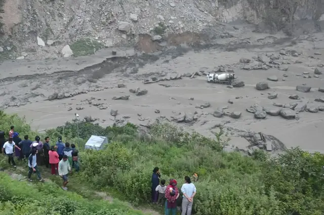 'Video thumbnail for Dozens missing after monsoon triggers Nepal-China floods'