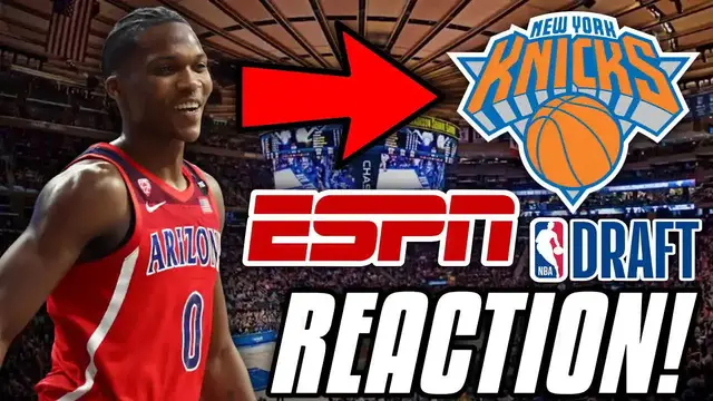 'Video thumbnail for knyt: reacting to espn mock draft: knicks pick benedict mathurin'