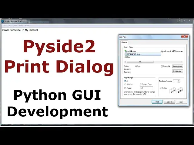 'Video thumbnail for Python How to Create Print Dialog in Pyside2'