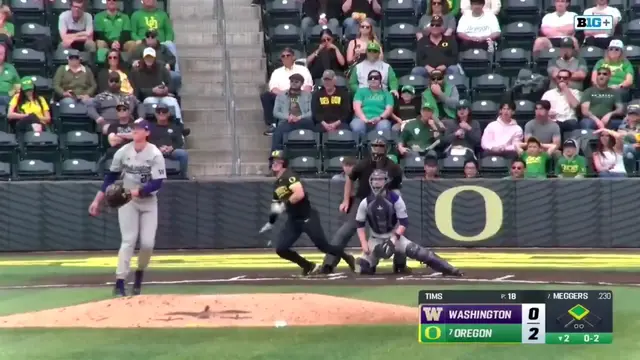 'Video thumbnail for Chase Meggers 2025 College Baseball Highlights! | Oregon Ducks'