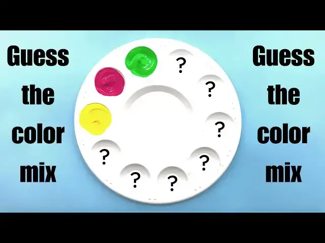 'Video thumbnail for Color Mixing Recipes | Purple Yellow Green mix | 5 in 1'