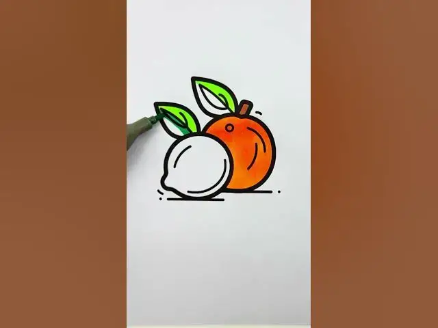 'Video thumbnail for Lemons and oranges  #coloring #satisfyingcoloring #drawing Color with me'