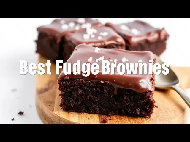 'Video thumbnail for The Best Fudgy Brownies – Ultra-Rich & Chocolatey Recipe!'