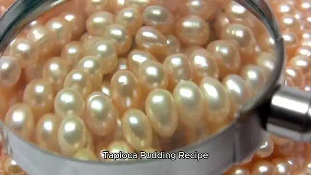 'Video thumbnail for tapioca pudding recipe'