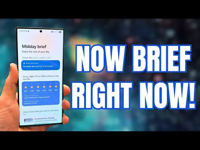 'Video thumbnail for Samsung Update Enables Now Brief On Older Galaxy Smartphones Using This Hidden Menu'