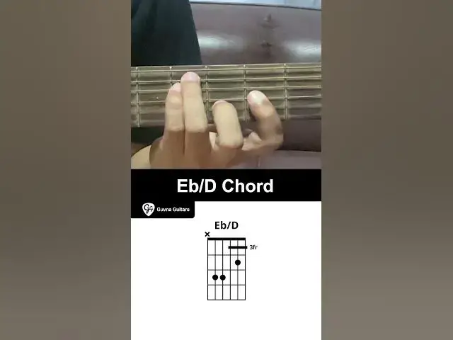 'Video thumbnail for How To Play The Eb/D Chord On Guitar - Guvna Guitars'