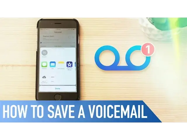 'Video thumbnail for How to save a voicemail from your iPhone | Quick Tips'