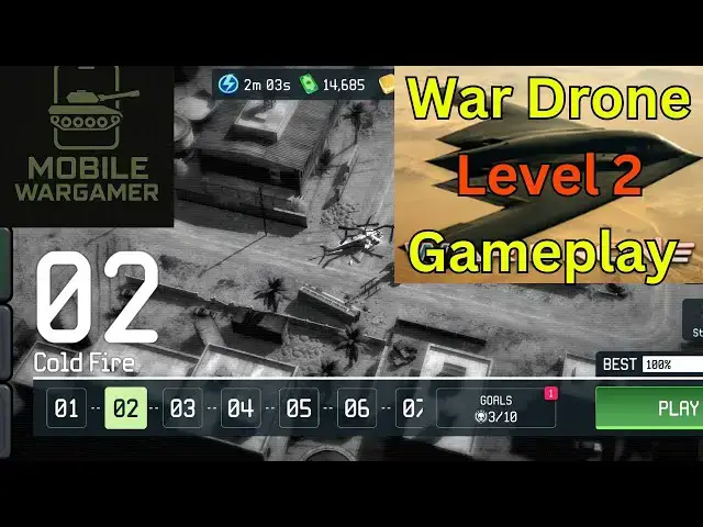 'Video thumbnail for War Drone Level 2 Gameplay - Mobile Combat Drone Game'